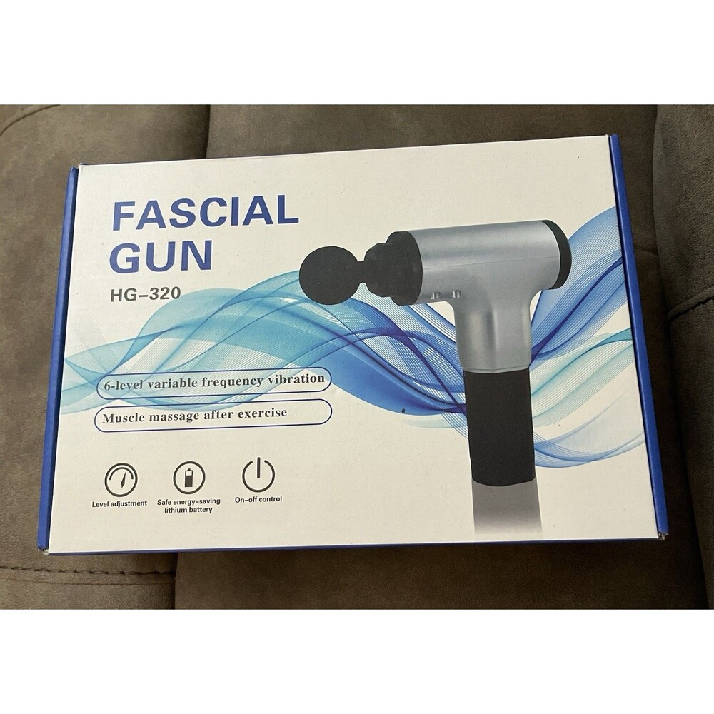 Massage Gun KH-320 with 6-Speed Fascial Muscle Attachments